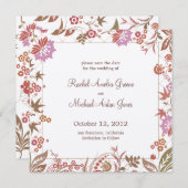 Automne Medley Enregistrer la carte Mariage Date (Devant / Derrière)