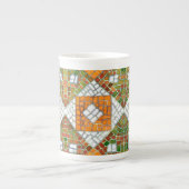 AUTOMNE MOSAIC Bone China Mug (Devant)