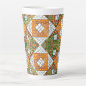 AUTOMNE MOSAIC Tall Latte Mug (Devant)