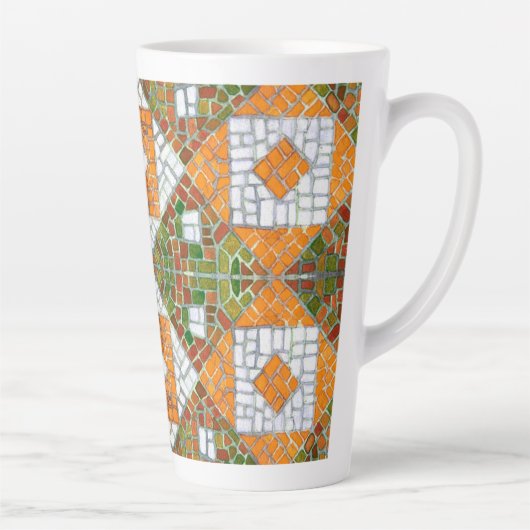 AUTOMNE MOSAIC Tall Latte Mug (Droite)