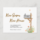 Automne Nouvelle saison Nouvelle maison Faire-part (Devant)