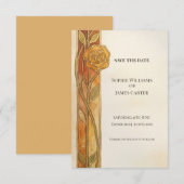 Automne Or Nouveau Save The Date (Devant / Derrière)