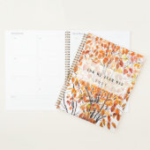 Automne Orange bouleau feuille aquarelle (Devant avec enveloppe)