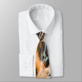 Automne Orange et Cravate noir (Attaché)