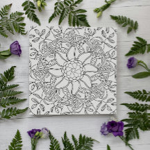 Automne paisible : Carte de coloration de forêt