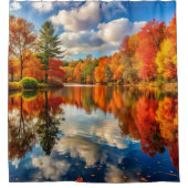 Automne Paysage Douche Rideau (Devant)