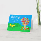 Automne Penser à vous carte par Jo Images (Devant)