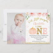 Automne Petit Citrouille Citrouille Invitation d'a (Devant)