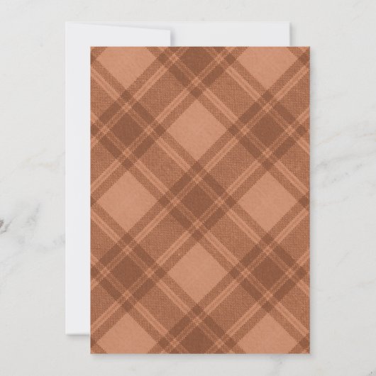 Automne Plaid Friendsgiving Invitation (Dos)