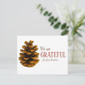 Automne Professionnel Merci Cartes - Pinecone (Debout devant)