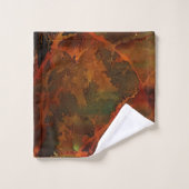 Automne profond Terre riche automne Abstrait (Gant de toilette)