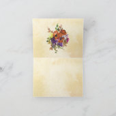 Automne Purple Brûlé Orange Merci Floral (Intérieur)