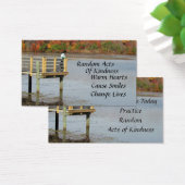 Automne Réflexions Aléatoire Actes de Bons Cartes (Bureau)