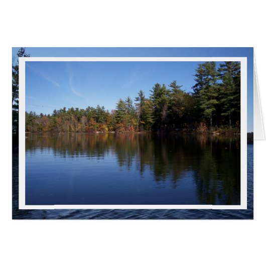 Automne Réflexions sur le lac (Devant horizontal)