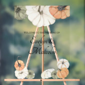 Automne Rustique Automne Blanc, Orange Citrouille  (Neutre)