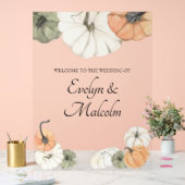 Automne Rustique Automne Blanc, Orange Citrouille (Mariage)