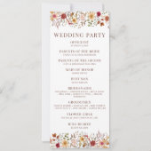 Automne Rustique Automne Fleurs séchées Programmes (Dos)