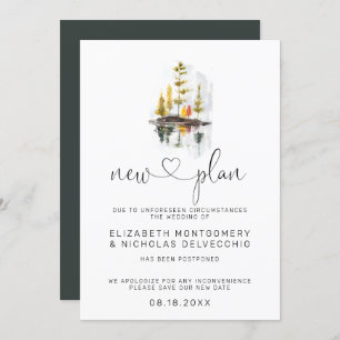 Automne Rustique   Faire-part Mariage reporté