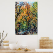 Automne Saison Automne Chêne Arbre Poster d'art Ab (Cuisine)