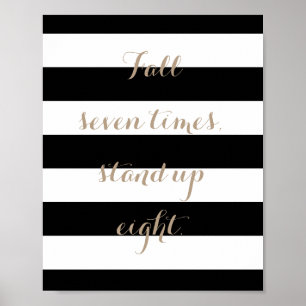 Automne Sept Fois, Huit Poster