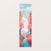 Automne Signet de la rivière Automne Carte de visi (Extérieur déplié)