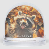 Automne Silly Raccoon personnalisable (Arrière)