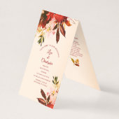 Automne Splendor Floral Ivory Blush Programme de m (Front)