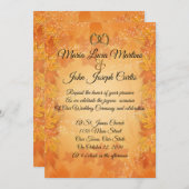 Automne Starlight élégante invitation (Devant / Derrière)