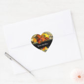 Automne ~ Sticker cardiaque (Enveloppe)