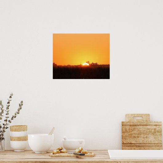 Automne Sunrise Breaks 20x16 Poster Imprimer Mur A (Cuisine)