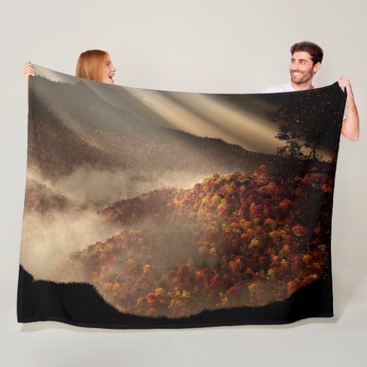 Automne Surplomber la couverture en polaire (En situation)