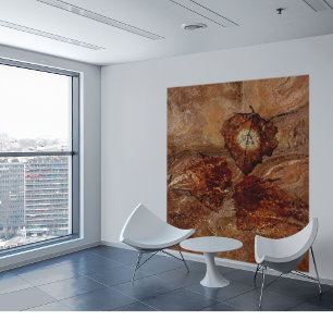 Automne Terracotta Orange Sunset Tapisserie