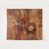 Automne Terracotta Orange Sunset Tapisserie (Devant (Horizontal))