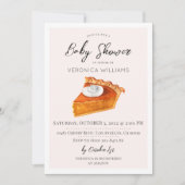 Automne Traitements Baby shower Invitation (Devant)