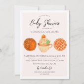 Automne Traitements Baby shower Invitation (Devant)