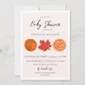 Automne Traitements Baby shower Invitation (Devant)