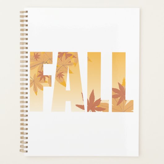 Automne Typographie d'automne Design avec Feuille (Devant)