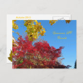 Automne Vancouver, BC Carte postale (Devant / Derrière)