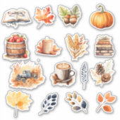 Automne Vibes Automne 16 Sticker Pack (Devant)