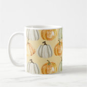 Automne vintage Automne Orange Citrouille Cosy Mug (Gauche)