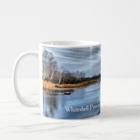 Automne Whiteshell River Coffee Mug (Gauche)