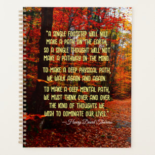 Automne Woods New Hampshire Citation Motivationnel