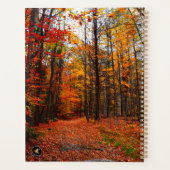 Automne Woods New Hampshire Citation Motivationnel (Dos)