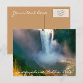 Automnes de Snoqualmie, carte postale de WA (Devant / Derrière)