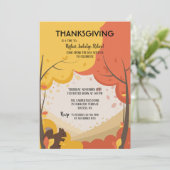 Automnes Thanksgiving Invitation (Debout devant)