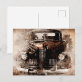 Automobiel Briefkaart (Voorkant / Achterkant)