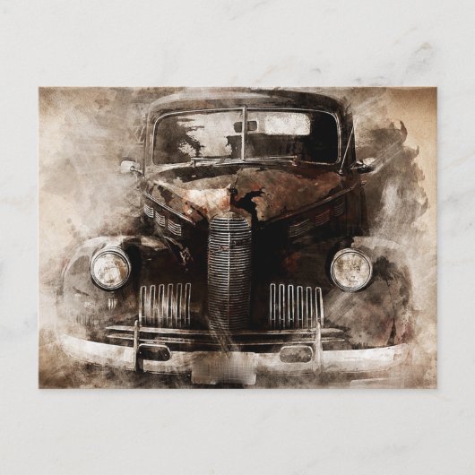 Automobiel Briefkaart (Voorkant)