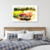 Automobiel Canvas Afdruk (Insitu (Slaapkamer))