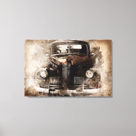 Automobiel Canvas Afdruk (Voorkant)