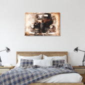 Automobiel Canvas Afdruk (Insitu (Slaapkamer))